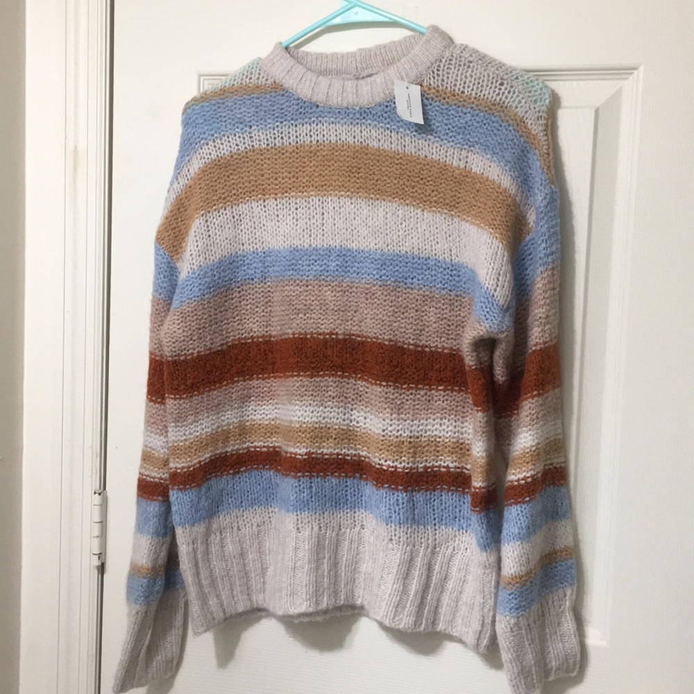 Striped American Eagle knit Sweater NWT